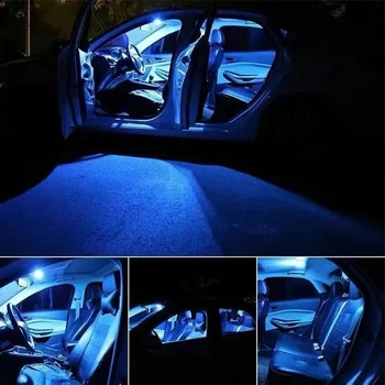 7 Ks/set Auto Biele Interiérové LED Čítanie W5W Žiarovky Package 42mm 12V Pre Staré BMW 3 Series 318 Mapu Dome Licencie na Čítanie Svetlo Obrázok 3