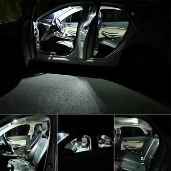 7 Ks/set Auto Biele Interiérové LED Čítanie W5W Žiarovky Package 42mm 12V Pre Staré BMW 3 Series 318 Mapu Dome Licencie na Čítanie Svetlo Obrázok 5