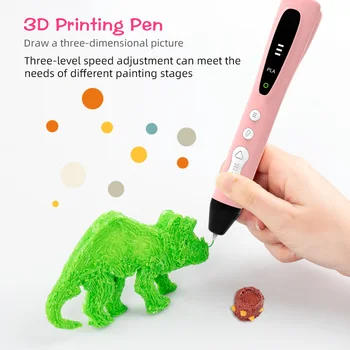 Dikale 3D Pero DIY 3D Tlač Pero s 1.75 mm CHKO Vlákna Kreatívne Hračky Narodeniny, Vianoce, Kreatívny Darček Pre Deti, Dizajn Kresby Obrázok 5