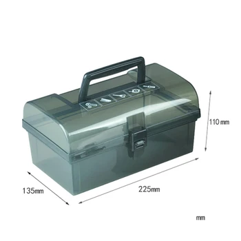 Kompaktný Plastové Nástroj Prípade Multifunkčné Deliče Pitnej Tool Box Skrutku Úložný Box Nástroje Balenie Toolbox Obrázok 4