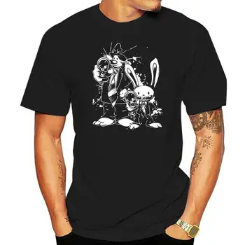 Muži tričko Sam Max X Pulp Fiction (biela) Unisex Tričko Vytlačené T-Shirt tees top