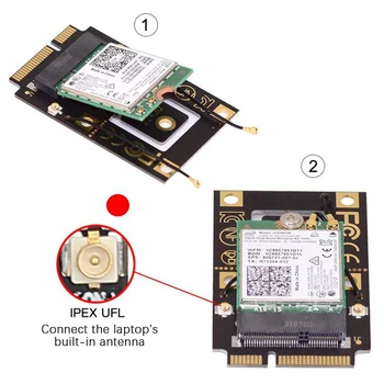 Nové M. 2 NGFF Na Mini PCI-E USB Adaptér Pre M. 2, Wifi, Bluetooth, Wlan Karta Intel AX200 9260 8265 8260 Pre Notebook Obrázok 3