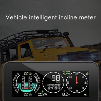 Pre Všetky Autá M60 Auta GPS HUD Rýchlomer Inteligentné Inclinometer Off-Road Rýchlosť Zobrazenie Nakloniť Ihrisku Uhol Kompas Obrázok 3