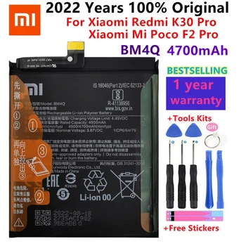 100% Originálne Náhradné Batérie BM4Q Pre Xiao Redmi K30 Pro K30Pro Skutočné Telefón, Batéria 4700mAh+Nástroje