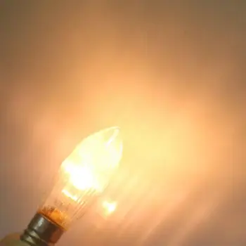 1pcs E10 LED Sviečka Svetlo Výmena Žiarovky Pre Ľahké Reťazce 10V-55V AC Pre Kúpeľne, Kuchyne Domov Lampy Žiarovky Dekor E7N5 Obrázok 2