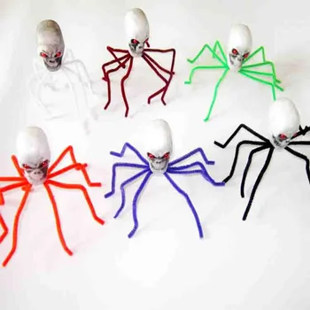 2 ks Halloween Ghost Hlavu Simulácia Spider Horor Celý Človek Miesto Rozloženie Rekvizity Ghost Strana navrhne Šťastný Halloween Party