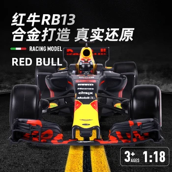 Bburago 1:18 2017 Red Bull Racing Car RB13 Č.33 Zliatiny Luxusné Vozidlo Diecast Autá Model Hračka Kolekcie Darček
