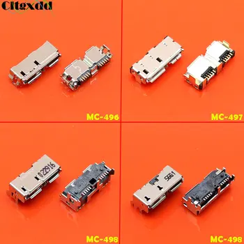 cltgxdd Micro USB 3.0 Konektor Nabíjacieho Portu žena Zásuvky 10pin USB konektor pre Mobilné pevné Disky, Dátové Rozhranie Obrázok 0