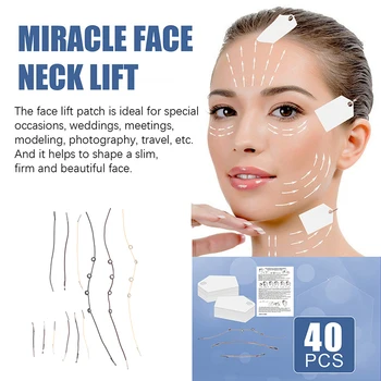 Face Lifting Patch Neviditeľný, Tenký Tvár Okamžité Lepidlo V Tvare Tvár Popruh A Štíhly Dvojitá Brada Face Lifting Patch Anti-Wrinkle Obrázok 1