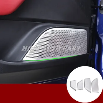Interiérové Dvere Auta Reproduktor Rám Orezania Kryt 4pcs Pre Maserati Levante 2016-2021 Auto príslušenstvo interiéru Auta, Trim Obrázok 0