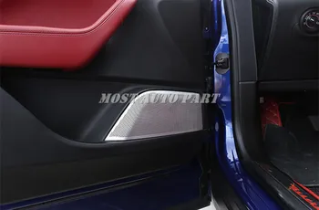 Interiérové Dvere Auta Reproduktor Rám Orezania Kryt 4pcs Pre Maserati Levante 2016-2021 Auto príslušenstvo interiéru Auta, Trim Obrázok 4
