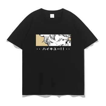 Japonský T-Shirt Comics Harajuku Štýl-Krátke Rukávy Nadrozmerná Lete Bavlna Bežné T-Shirts