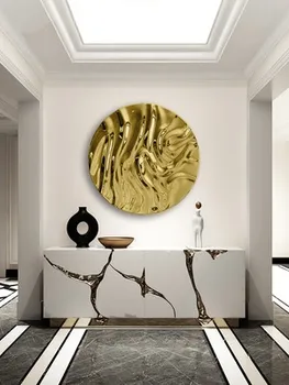 Model izba kovové obývacia izba, jedáleň, gauč pozadí na stenu z nehrdzavejúcej ocele dekorácie tvorivé stene visia kusy