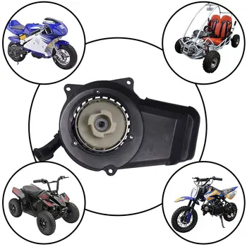 Motocykel Recoil Starter Vytiahnuť Starter Kit pre 2 Ťahy 47Cc 49Cc Vrecku Coolster SSR SX50 Mini Dirt Bike Moto-Quad ATV Obrázok 3