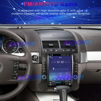 Plazmové Obrazovky 256G Android 11 Pre Volkswagen Touareg 2003-2011 autorádio, Bluetooth, GPS Navigácie Stereo Multimedia Player, 2 Din Obrázok 4