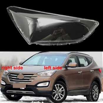Pre Hyundai Santa Fe IX45 roky 2013-2018 Svetlometov Kryt Transparentné Tienidlo Lampy Svetlometu Shell Objektív Plexisklo Auto Náhradné Diely