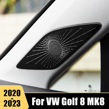 Pre Volkswagen VW Golf 8 MK8 2020 2021 2022 Nehrdzavejúcej Auto Predné Dvere, Okná Vnútorné Trojuholník A Colum Kryt Výbava Interiéru Accessori