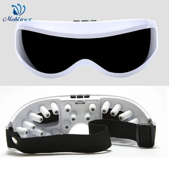 Prenosné Smart Wireless Oko Masér s Hudbou Vibrácií Bluetooth, Vyhrievané Okuliare Proti Vráskam Magnet Terapia, Starostlivosť o Oči Stroj Obrázok 2