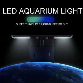 Ultra-tenký LED akvárium Akvárium Klip Svetlo Vodné Osvetlenie Zvýrazniť LED akvárium Svetlo, LED osvetlenie Akvária Obrázok 2