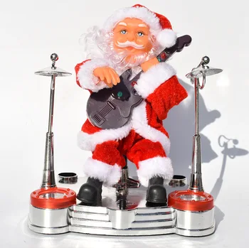 [VIP] Elektrické Santa Claus Hrá na Klavír Hudby Malú Bábiku Vianočné Ozdoby Festival Ozdoby Deti, Darčeky, Hračky