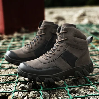 vonkajšie turistická obuv Delta boj proti topánky Mužských fanúšikov vojenskej taktickej prípravy topánky Púštne topánky Sklzu proti opotrebovaniu topánky